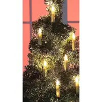 Gravidus 10er LED Weihnachtsbaumkerzen Beleuchtung