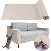 MODFU Kratzbäume, Kratzmatte Katze, Katzenkratzmatte selbstklebend, Kratzmatte für Sofa, Katzen Kratzmatte zum Schutz von Möbeln, DIY Kratzmatte, Beige