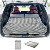 Markenlos Aufblasbares Luftbett für Auto und Camping - 2 Personen, selbstaufblasend, mit integrierter Fußpumpe