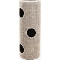 Markenlos kratztonne für Katzen – Flamingo Greta L – 100 cm – Ø 38 cm – Sisal & Plüsch – geräumig