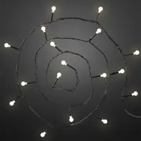 Hellum 80-tlg. LED-Kugel-Lichterkette, warm-weiße LEDs