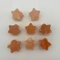 Haf LED Salz Lichterkette Stern – 8 handgefertigte Leuchtelemente mit LED-Kette | Jede ein Unikat aus natürlichem Salzkristall für warmes Licht