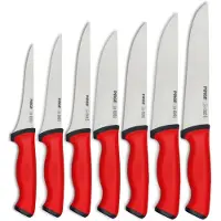 Pirge Duo Metzgermesser Mega Set 7 TLG Schlachtermesser Rutschfester Griff