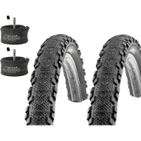 Kenda 2 Stück Reifen Kwick 26" ATB / MTB K879 Fahrradreifen 26x1.95 (50-559) + AV Schläuche