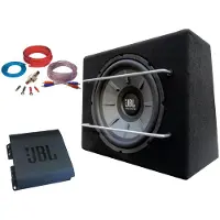 DSX JBL Stage 1600 Watt Basspaket Subwoofer Verstärker Set Kabelset Komplettset