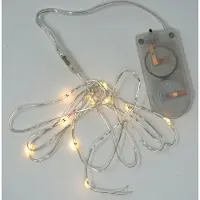 Coen Bakker 10x Lichterkette Drahtlichterkette Innen 10 Micro LED 100 cm Basteln + Dekoriere