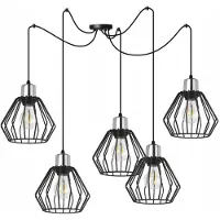 Light11 HOME LED Pendelleuchte mit Draht-Lampenschirm – Moderne Hängelampe / Kronleuchter als Deckenleuchte