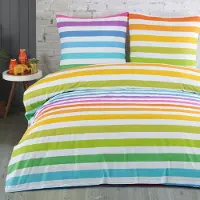 Buymax Renforce Bettwäsche 155x220 cm, aus 100% Baumwolle 2 teilig mit Reissverschluss Kopfkissenbezug 80x80 cm Bettbezug Deckenbezug Set
