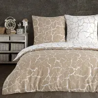Buymax Bettwäsche Bettbezug 135x200 cm, Kopfkissenbezug 80x80 cm 2 teilig Deckenbezug Set aus 100% Baumwolle Renforce mit Reissverschluss