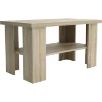 Masseno Couchtisch LAURA 90 cm Kaffetisch für Wohnzimmer Sofatisch Wohnzimmertisch Sonoma Eiche