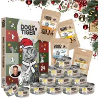 Dogs'n Tiger Dogs’n Tiger Guido Maria Kretschmer Adventskalender Katzen Box | Filet | Huhn & Ei | Premium Mahlzeiten & Snacks | Adventskalender Katze