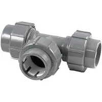 Peraqua FlexFit T Stück 90° Klemm - Klemm d 63 x d 63