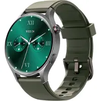 Fitpolo Men Round Smartwatch 1.32 Inch AMOLED Display Fitness Tracker 110 Sportmodi Herzfrequenz SpO2 Schlafmonitor 3ATM iOS Android