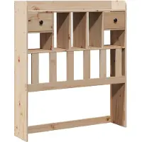 Syfax Kopfteil mit Stauraum 90 cm Massivholz Kiefer