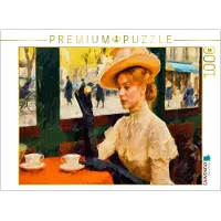 CALVENDO Puzzle Tänzerinnen waren ein beliebtes Motiv für Edgar Degas, aber auch diese elegante Dame hätte ihn als Motiv gereizt. | 1000 Teile Lege-Größe 64x48cm Foto-Puzzle für glückliche Stunden