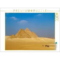 CALVENDO Puzzle Pyramiden von Gizeh 2000 Teile Puzzle quer | 2000 Teile Lege-Größe 90x67cm Foto-Puzzle für glückliche Stunden