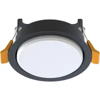Licht-Erlebnisse Einbaustrahler Metall GX53 Schwarz rund