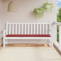 vidaXL "im " Gartenbank-Auflage Weinrot 200x50x4 cm Oxford-Gewebe - Gartenmöbelauflagen CC6822