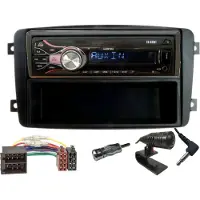 DSX Bluetooth USB Aux In SD Karten Radio für Mercedes C Klasse W203 2000 bis 2007