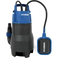 Hyundai Schmutzwasser-Tauchpumpe TP75014D (750W, 14.000 l/h, Förderhöhe max. 8m, Eintauchtiefe max. 7m)