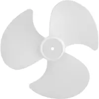 Vislone 2 Stück Kunststoff-Ventilatorflügel, drei Flügel, Zubehör für elektrische Ventilatoren