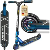 RE:SPORT Stunt Scooter REVO PRO für Kinder & Erwachsene mit Ständer | Profi Stuntroller 110mm PolyurethanWheels & Y-Bar | Stuntscooter Kickscooter ABEC 9 Kugellager | Tretroller Trickroller