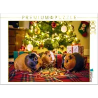 CALVENDO Puzzle Unterm Weihnachtsbaum | 1000 Teile Lege-Größe 64x48cm Foto-Puzzle für glückliche Stunden