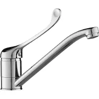 Kuchinox BADLAND Küchenarmatur Wasserhahn MADERA Küchenmischer für Küche in Chrom