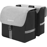 Kkmoon Fahrrad-Ruecksitztasche, 40 l, grosses Fassungsvermoegen, Fahrrad-Gepaecktraegertasche, Fahrradtasche fuer Radfahren, Reisen, Pendeln