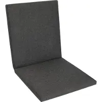 Kettler Herlag Sunny Niedriglehner-Auflage 103x50x4 cm – wetterfest, wasserfest & UV-beständig – waschbarer Bezug mit Reißverschluss – Anthrazit
