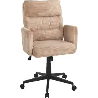 Duo Collection Bürostuhl >Charly< Taschenfederkern, in alrose, Kordstoff - 64x96x64cm (BxHxT)