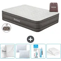 Bestway Luftmatratze - 2-Personen - 152 x 203 x 46 cm - Braun - Inklusive Zubehör