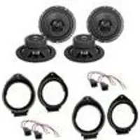 ESX HORIZON HZ-62 Koaxial Einbauset für Opel Astra J Opel Mokka vorne hinten