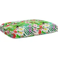 vidaXL Möbel Palettenkissen für Sitz Tropical Jungle 120x80x12 cm Oxford-Stoff - Gartenmöbelauflagen 42001577