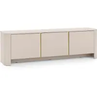Masseno TV-Schrank AVORIO 168 cm Fernsehschrank mit 3 Türen TV-Lowboard für Wohnzimmer Modern 168x39x52 cm Kaschmir / Kaschmir
