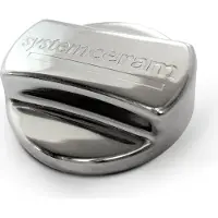SYSTEMCERAM 00786 Excenter Drehgriff, rund aus Edelstahl glänzend / Drehknopf