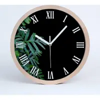Tulup Holzuhr 20fi cm wanduhr - weiße Spitzen - Monster-