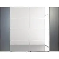 Wimex Dreh/Schwebetürenschrank Lotto Kleiderschrank Ausführung wählbarweiß / graphit
