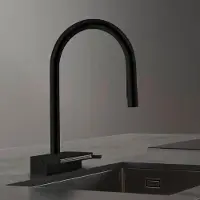 Hansgrohe Küchenarmatur Aquno Einhebel Küchenarmatur mit ausziehbarem Auslauf, Armatur Küche (Warmwasserarmatur & Kaltwasserarmatur, Kaltwassserhahn