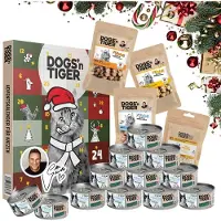 Dogs'n Tiger Dogs’n Tiger Guido Maria Kretschmer Adventskalender Katzen Box | Filet | Lachs & Muscheln | Premium Mahlzeiten & Snacks | Adventskalender Katze