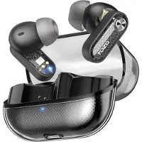 TOZO Crystal Pods In-Ear Kopfhörer mit Bluetooth 5.4, Hybrid ANC, 6 Mikrofone, 35h Spielzeit, App EQ, IPX5 wasserdicht, Premium Sound