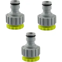 Markenlos 2-in-1 Gartenwasseranschluss - geeignet für Gartenbewässerung - 1/2 und 3/4 Zoll