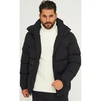 Soulstar Herren Winterjacke S2TIMA Herren Pufferjacke mit Kapuze warme Steppjacke Mens Jacket