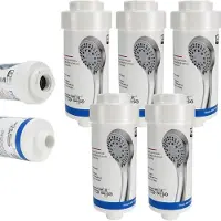 Fitaqua 5x Duschfilter Wasserfilter gegen Kalk/Chlor Shower filter AWF-SWR-P