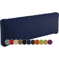 Sunnypillow Palettenkissen für Gartenmöbel - Rückenkissen 120x40x20cm - Rückenpolster für Bett und Sofa - Palettenpolster für Palettenmöbel - Lounge Kissen mit abnehmbarem Bezug Blau