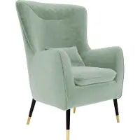 Mirjan 24 Sessel Lofner, Relaxsessel, Elegant Armsessel, Fernsehsessel, Sitzmöbel (Farbe: Magic Velvet 2227)