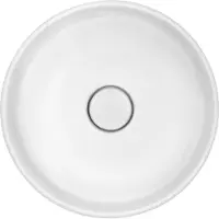 SYSTEMCERAM Unterbauwaschbecken PATERA 40 U/g - POLAR - mit keramischer Abdeckung / Spüle / Becken