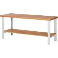 RAU Werkbank mit Ablageboden - 840 x 2.000 x 700 mm (HxBxT) - Traglast 750 kg - Buche