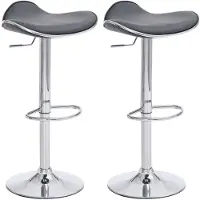 CLP 2er Set Barhocker Shanghai C grau