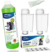 Philips Saeco Kaffeemaschine Wartungsset CA6706 Ersatz Intense Plus - Kompatibel mit Brita Intenza+ CA6702, Intense Plus Wasserfilter - Entkalker
